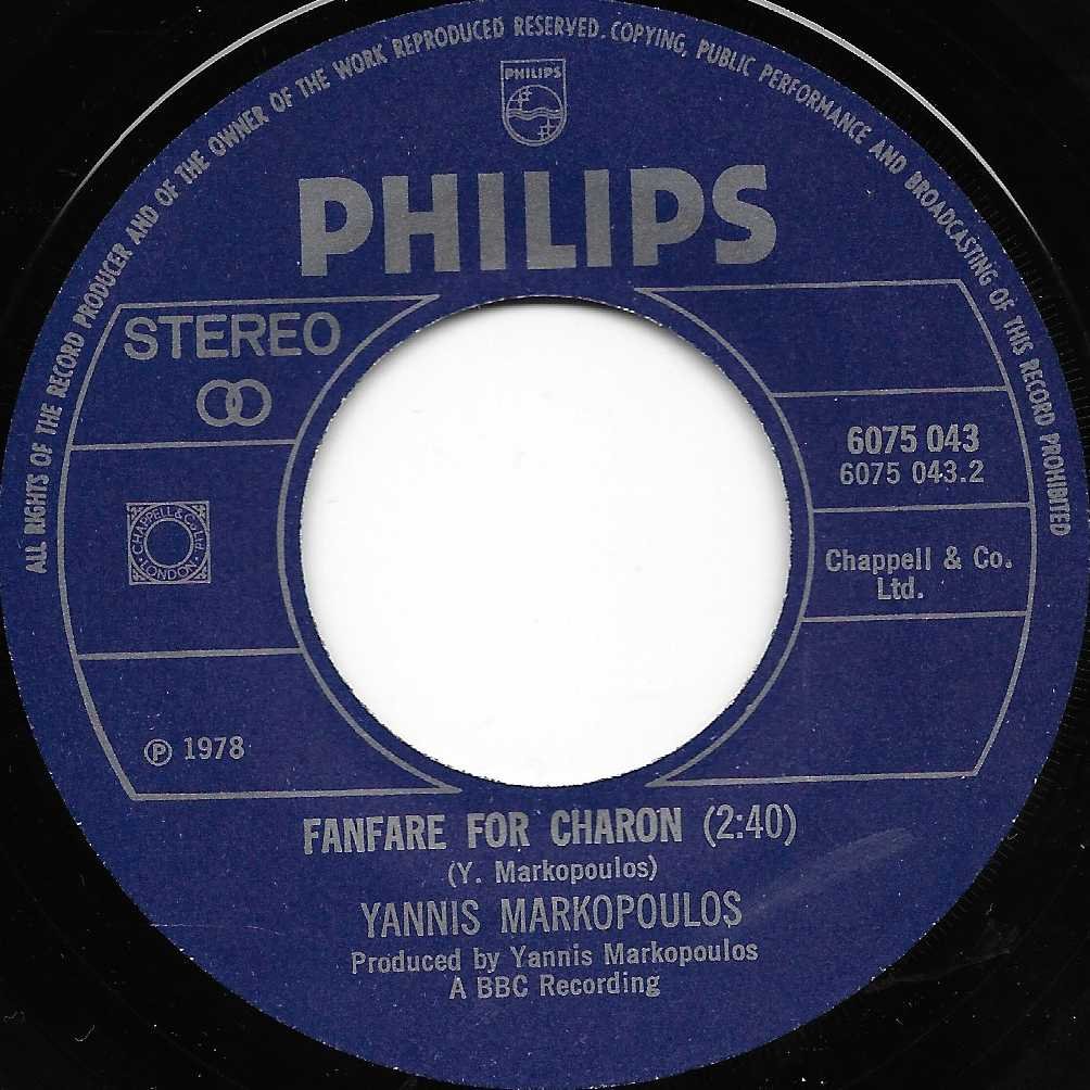 6075 043 Who pays the ferryman? Yannis Markopoulos from the BBC records and Tapes library Label